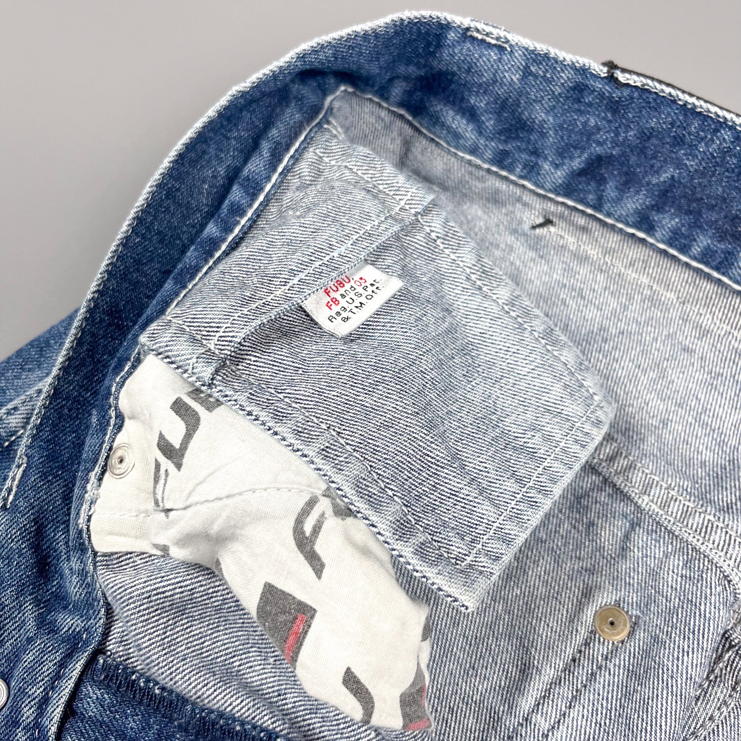 FUBU (For Us By Us) Reflective Carpenter Jeans - Size: 32"