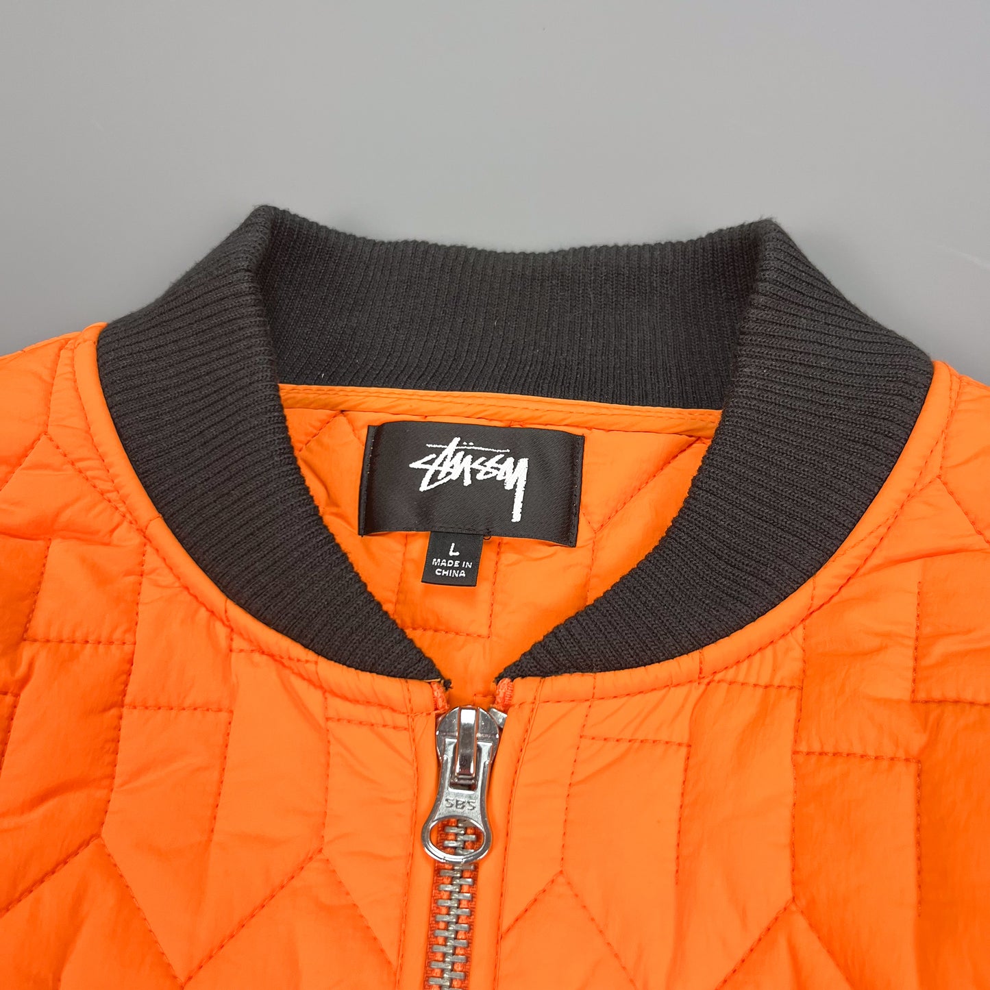 Stüssy S Repeating Quilted Liner Jacket - Size: Large