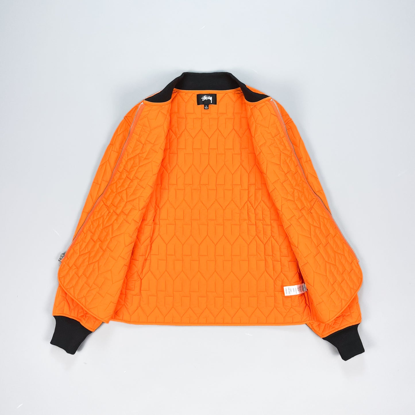Stüssy S Repeating Quilted Liner Jacket - Size: Large