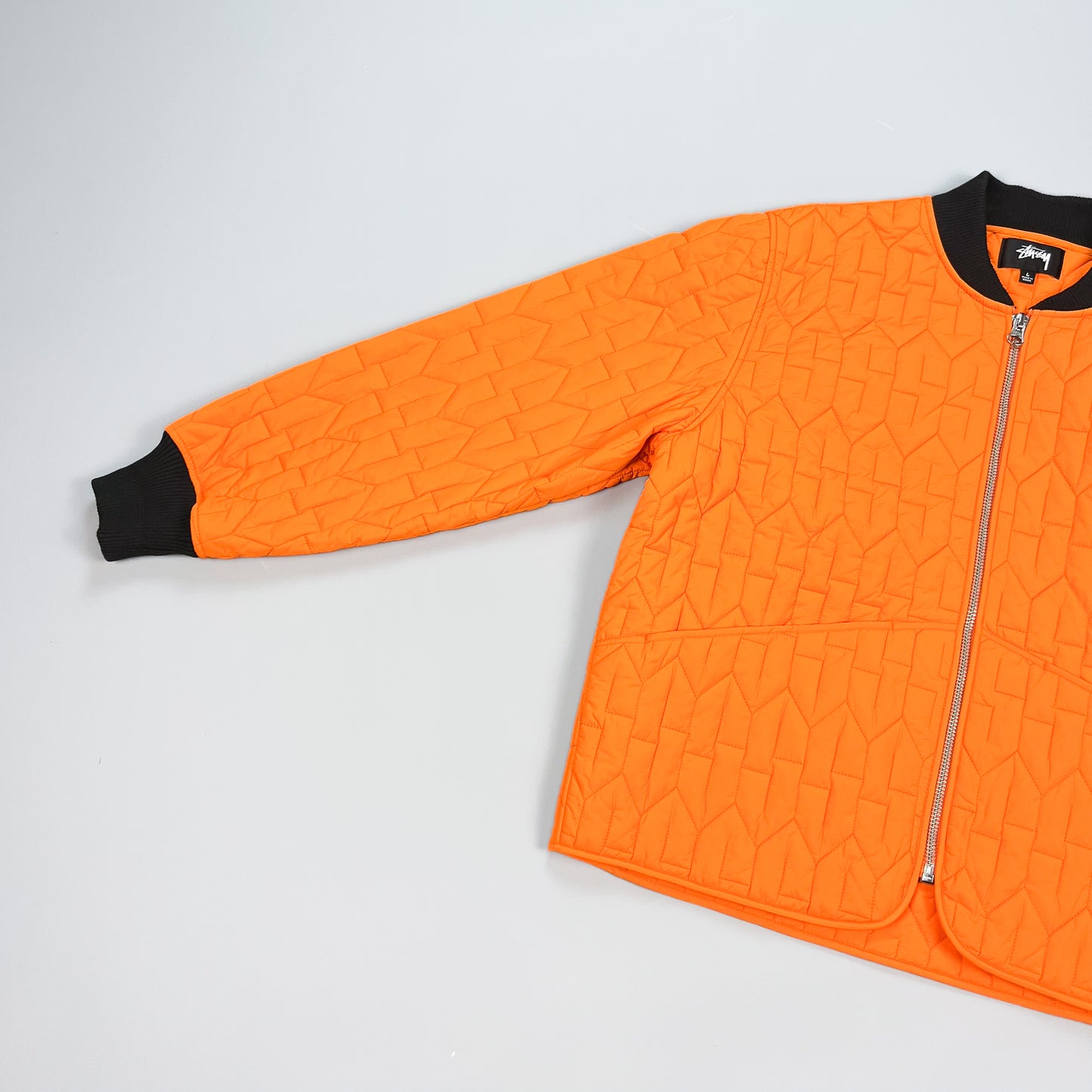 Stüssy S Repeating Quilted Liner Jacket - Size: Large