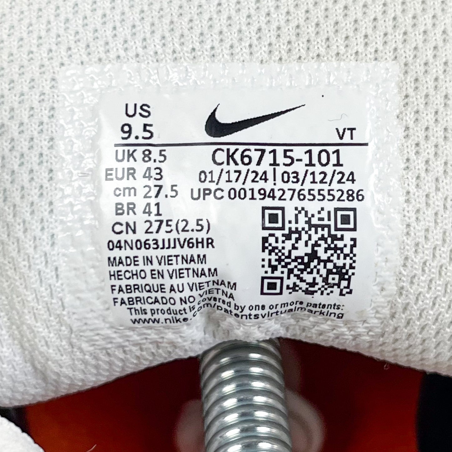 Nike Air Max Plus Tuned Tn 3 'Dracula' - Size: UK8.5