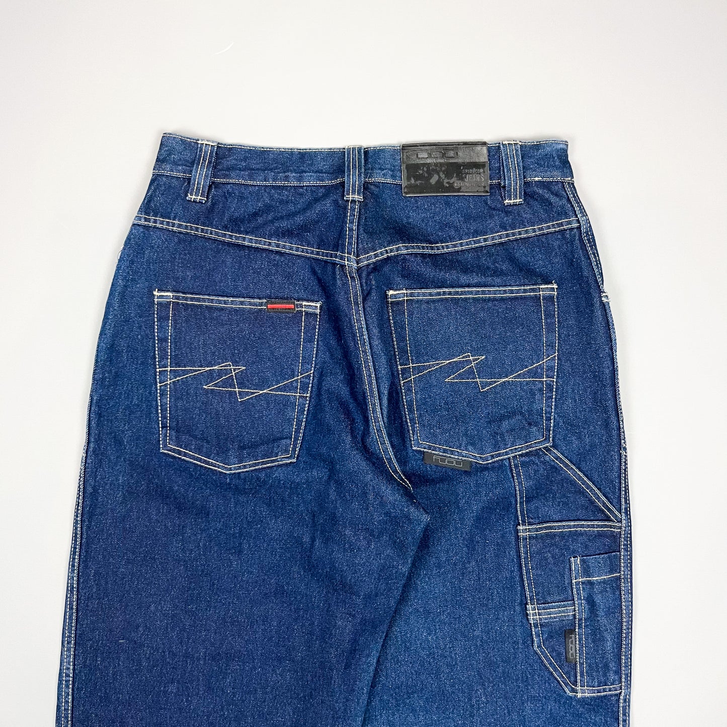 FUBU Denim Indigo Carpenter Jeans - Size: 32"
