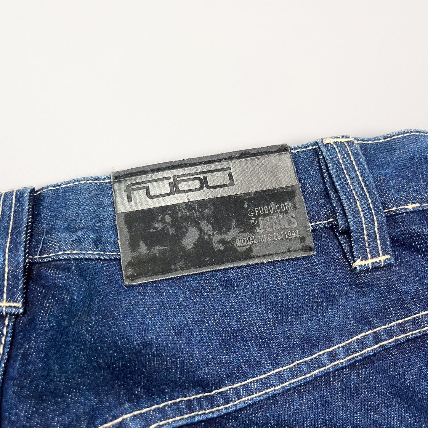 FUBU Denim Indigo Carpenter Jeans - Size: 32"