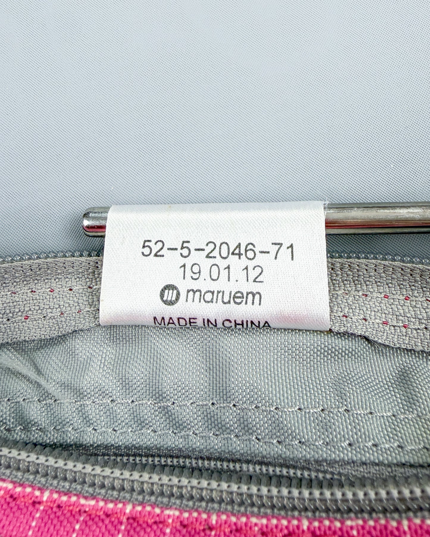 Nike x Maruem Early 2000's Vintage Rip-Stop Sling / Side / Cross Body / Mini Duffle Bag - Pink/Grey/Blue