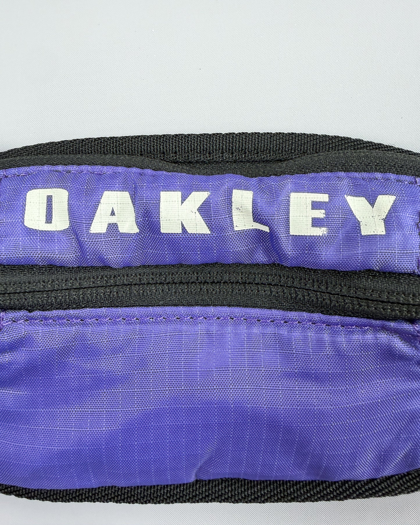 Oakley Early 2000's Japan Exclusive Small Side / Crossbody / Waist Bag - Purple/White/Black