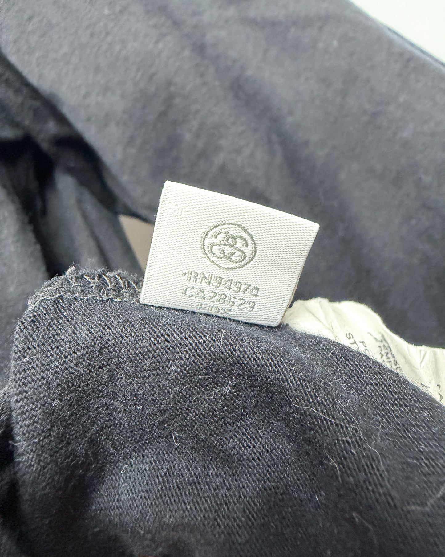Stüssy Owen Long Sleeve Jacquard Neck Logo - Black - Size: Large