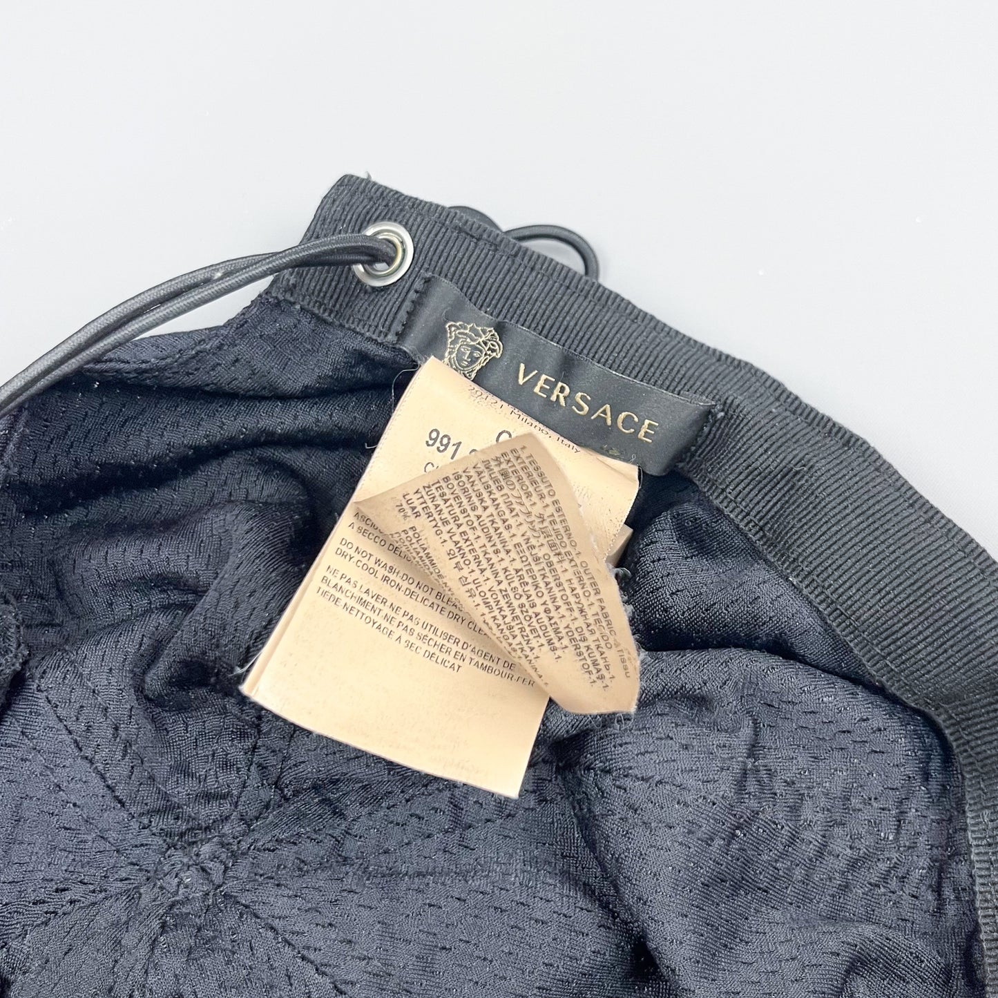 Versace Mesh Medusa Cap