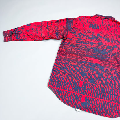 Moschino Jeans Crazy Long Sleeve Shirt - Size: XL