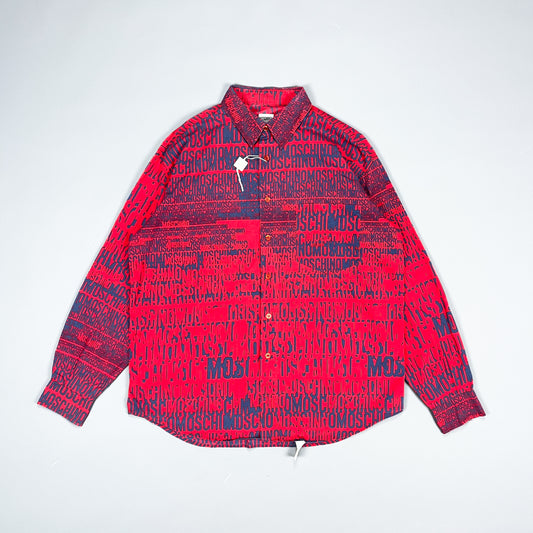 Moschino Jeans Crazy Long Sleeve Shirt - Size: XL