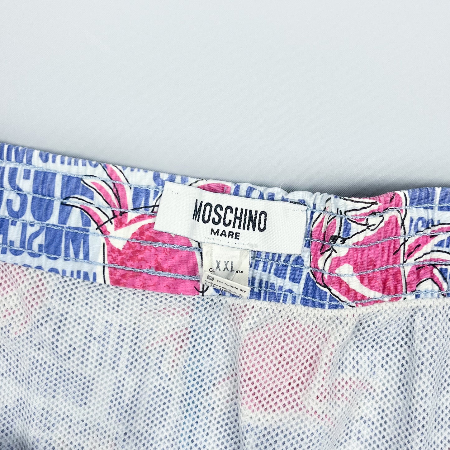 Moschino Mare 'Pink Crab' Shorts - Size: XXL