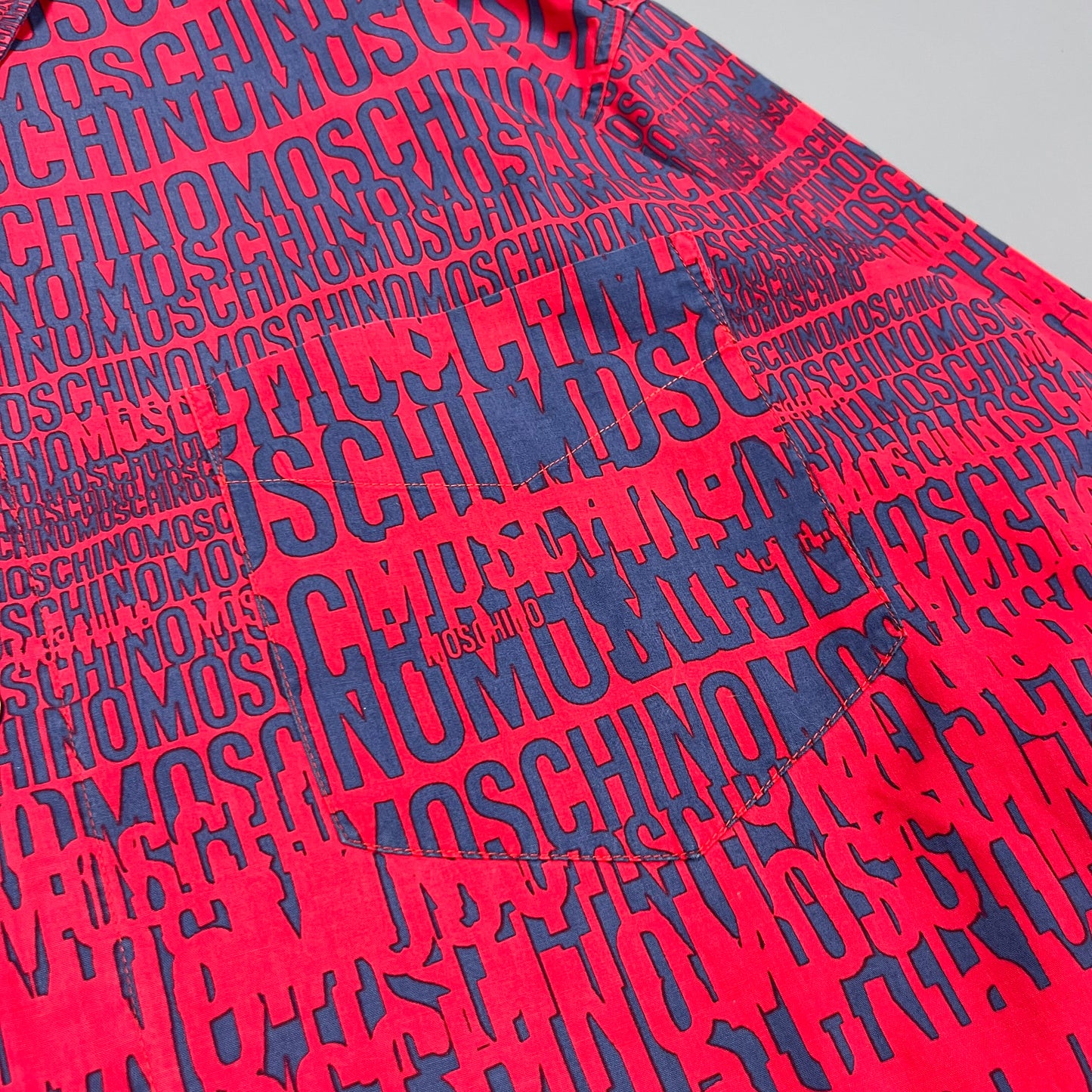 Moschino Jeans Crazy Long Sleeve Shirt - Size: XL