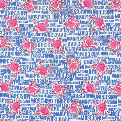 Moschino Mare 'Pink Crab' Shirt - Size: XXL