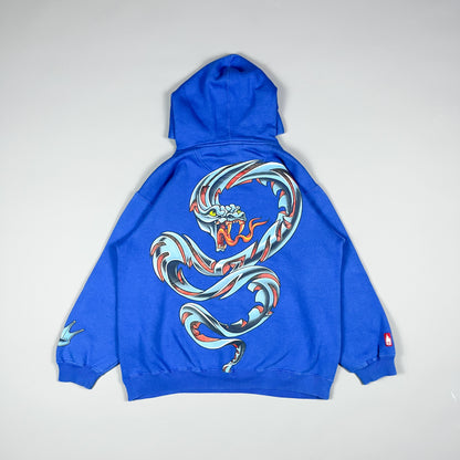 JNCO Heavy Weight Snake Print Pull Over Hoodie - Size: Small