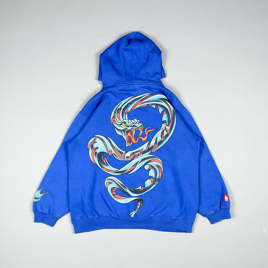 JNCO Heavy Weight Snake Print Pull Over Hoodie - Size: Small