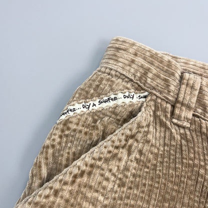 Billabong Chunky Corduroy Baggy Shorts - Size: 32”