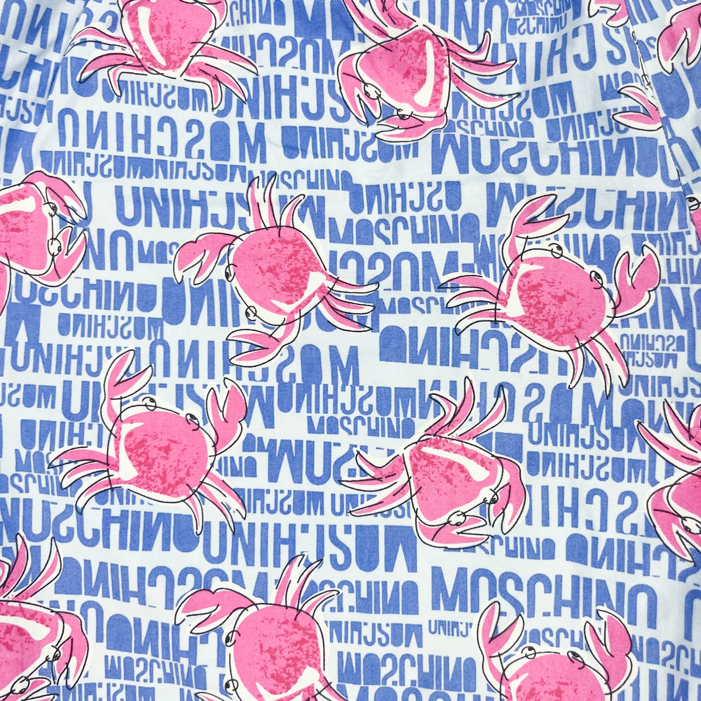 Moschino Mare 'Pink Crab' Shorts - Size: XXL