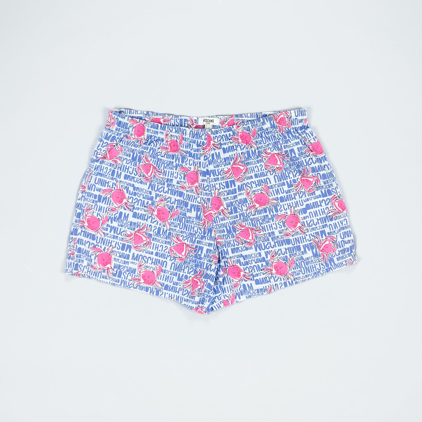 Moschino Mare 'Pink Crab' Shorts - Size: XXL