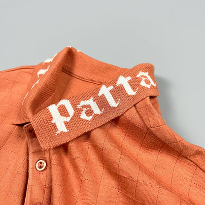 Patta Gothic Logo Long-sleeve Polo Shirt - Size: Small