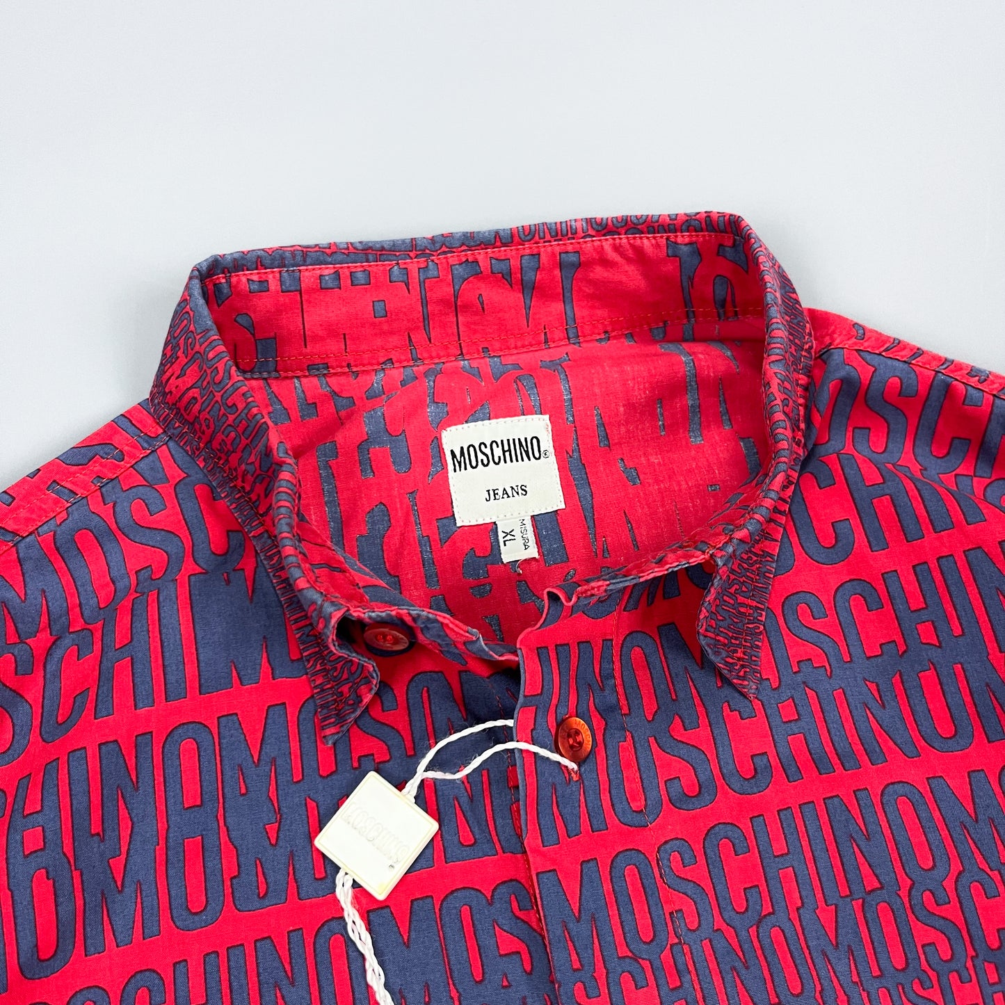 Moschino Jeans Crazy Long Sleeve Shirt - Size: XL