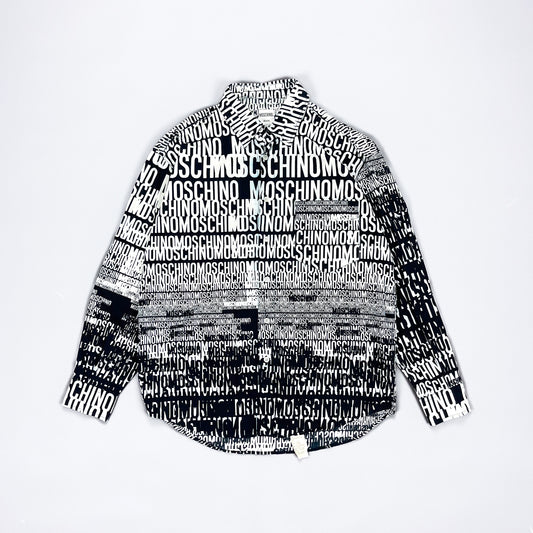 Moschino Jeans 'Crazy' Print Shirt - Size: Medium