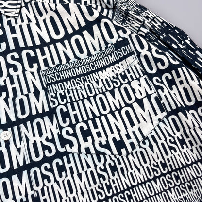 Moschino Jeans 'Crazy' Print Shirt - Size: Medium