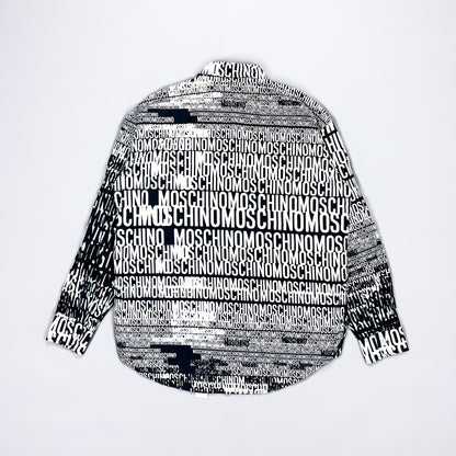 Moschino Jeans 'Crazy' Print Shirt - Size: Medium