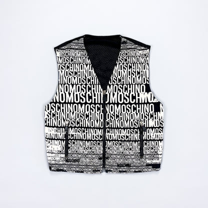 Moschino Jeans 'Crazy' Print Waistcoat - Size: Medium
