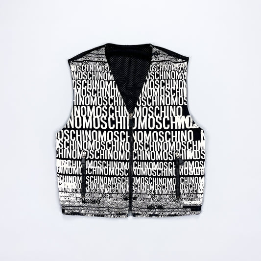 Moschino Jeans 'Crazy' Print Waistcoat - Size: Medium