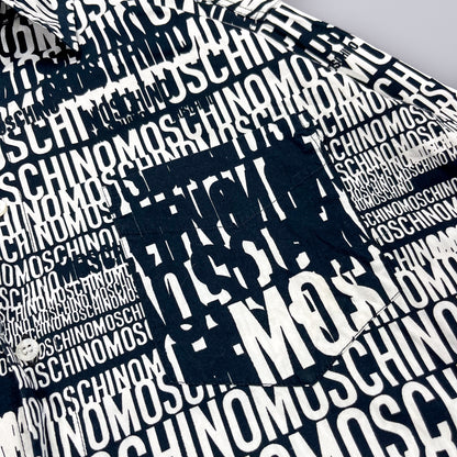 Moschino Jeans 'Crazy' Print Shirt - Size: Large
