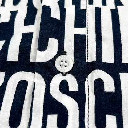 Moschino Jeans 'Crazy' Print Shirt - Size: Large
