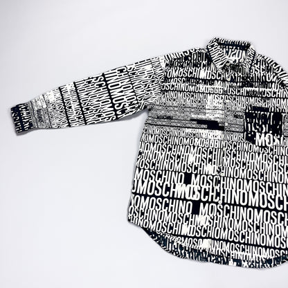 Moschino Jeans 'Crazy' Print Shirt - Size: Large