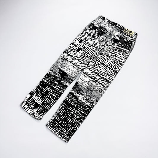 Moschino Jeans 'Crazy' Print Denim Jeans - Size: 32"