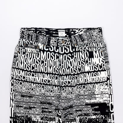 Moschino Jeans 'Crazy' Print Denim Jeans - Size: 32"