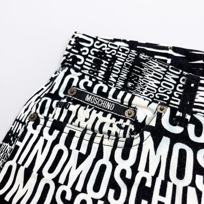 Moschino Jeans 'Crazy' Print Denim Jeans - Size: 32"