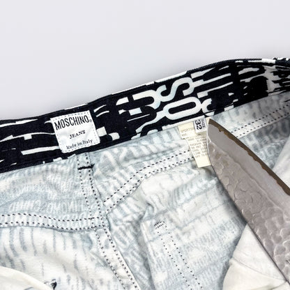 Moschino Jeans 'Crazy' Print Denim Jeans - Size: 32"