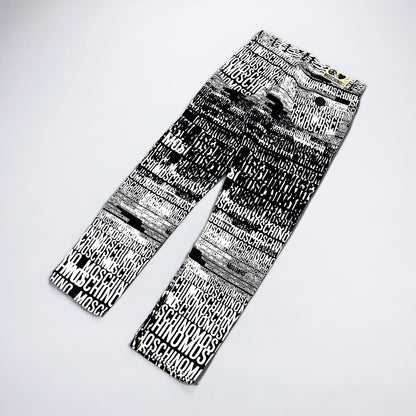 Moschino Jeans 'Crazy' Print Denim Jeans - Size: 36"