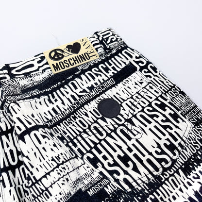 Moschino Jeans 'Crazy' Print Denim Jeans - Size: 36"