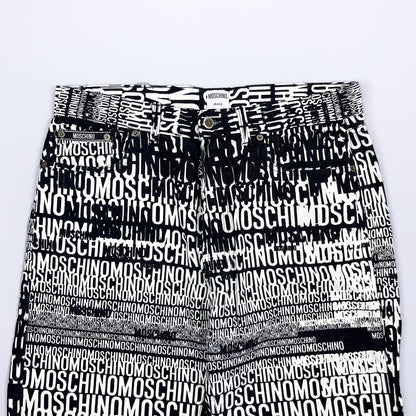 Moschino Jeans 'Crazy' Print Denim Jeans - Size: 36"