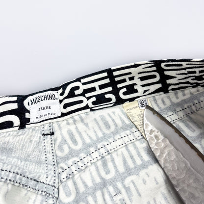Moschino Jeans 'Crazy' Print Denim Jeans - Size: 36"