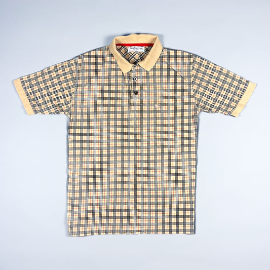 Burberry Nova Check Polo Shirt - Size: Medium