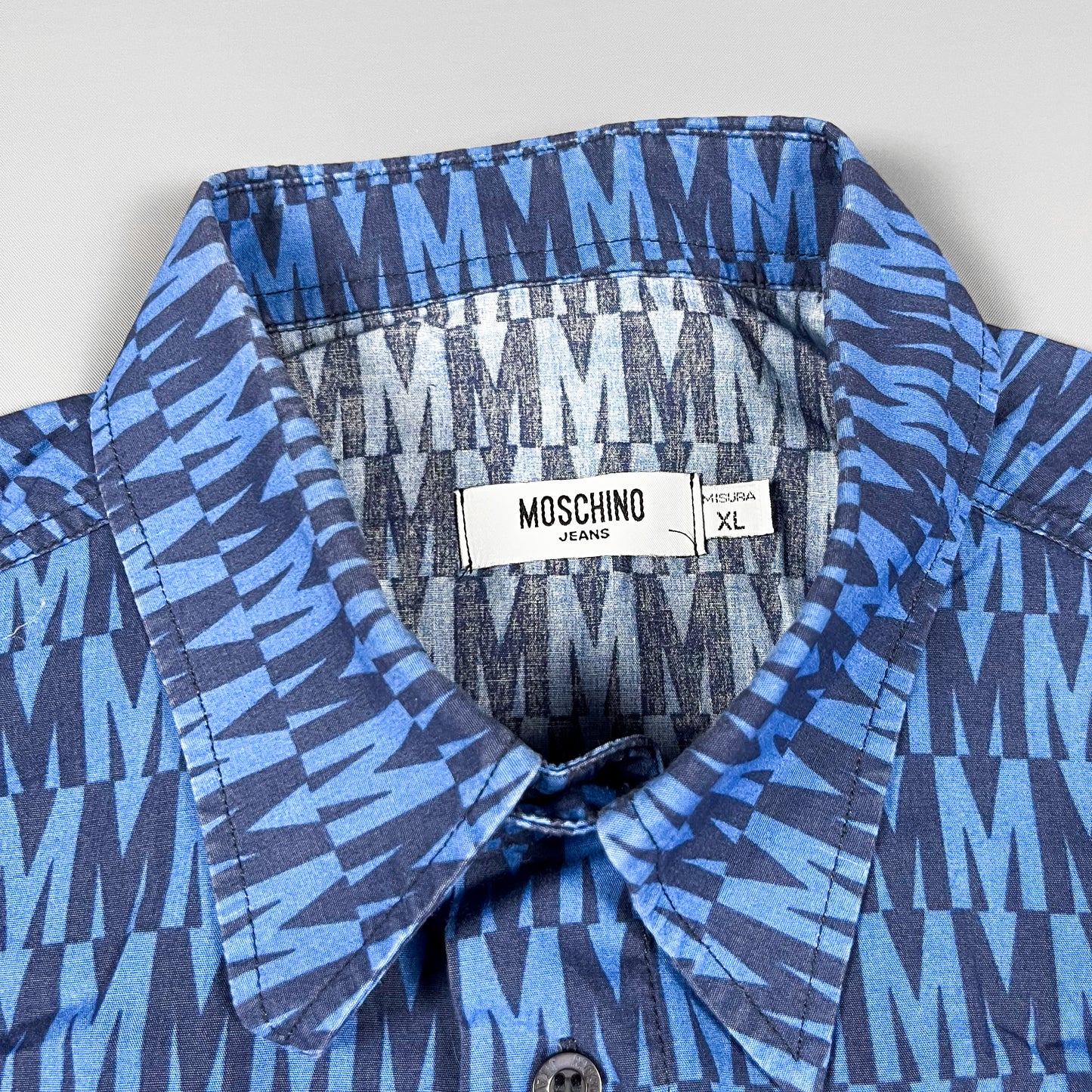 Moschino Jeans 'M' Long Sleeve Shirt - Size: Large