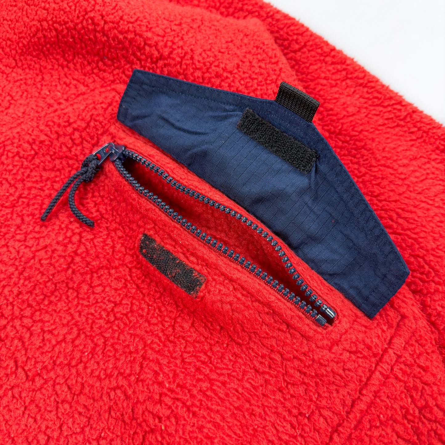 Nike ACG 1998 Sherpa Fleece Balaclava Hoodie Red & Navy - Size: Small/Medium