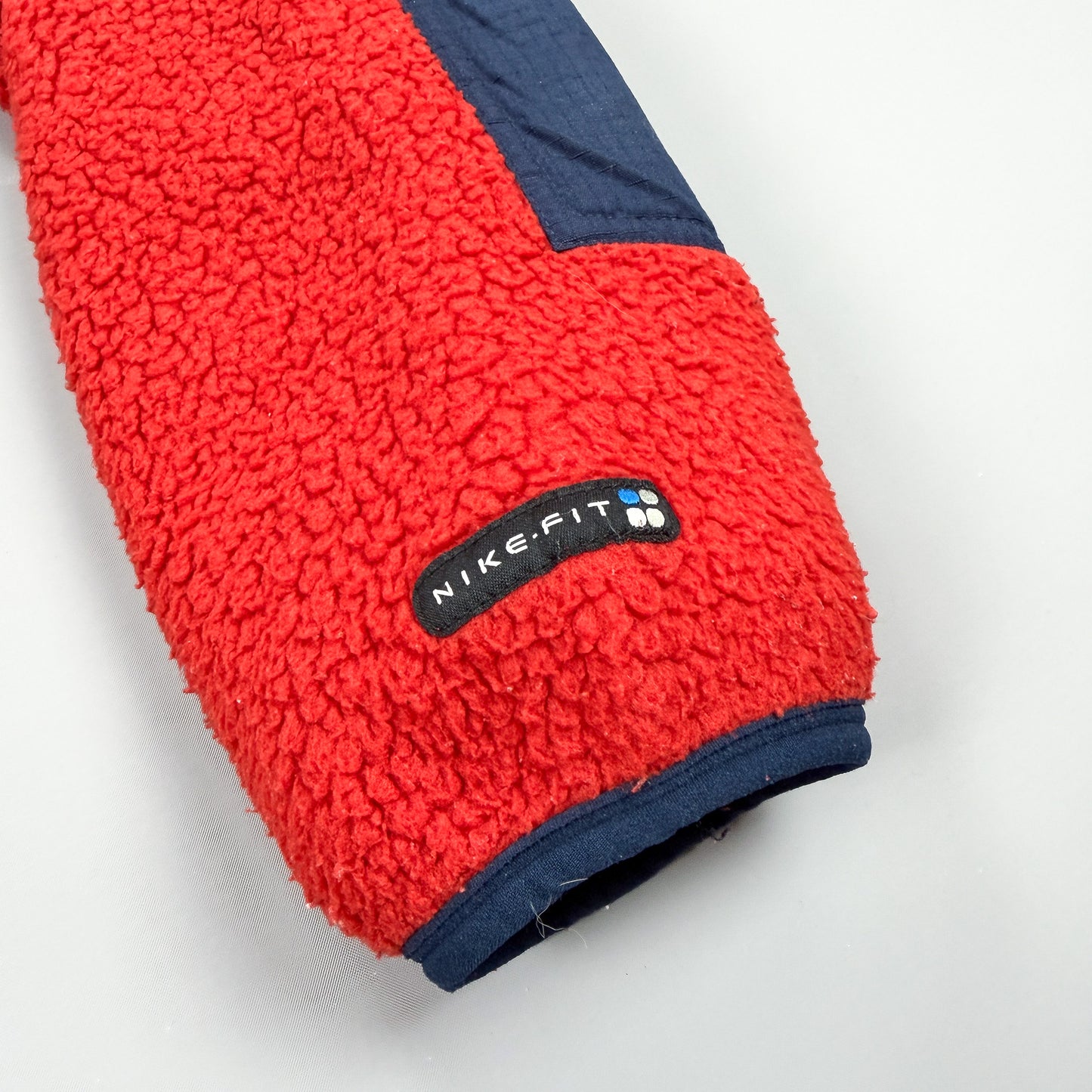Nike ACG 1998 Sherpa Fleece Balaclava Hoodie Red & Navy - Size: Small/Medium