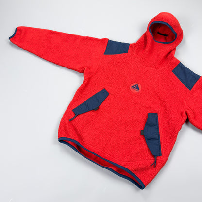 Nike ACG 1998 Sherpa Fleece Balaclava Hoodie Red & Navy - Size: Small/Medium