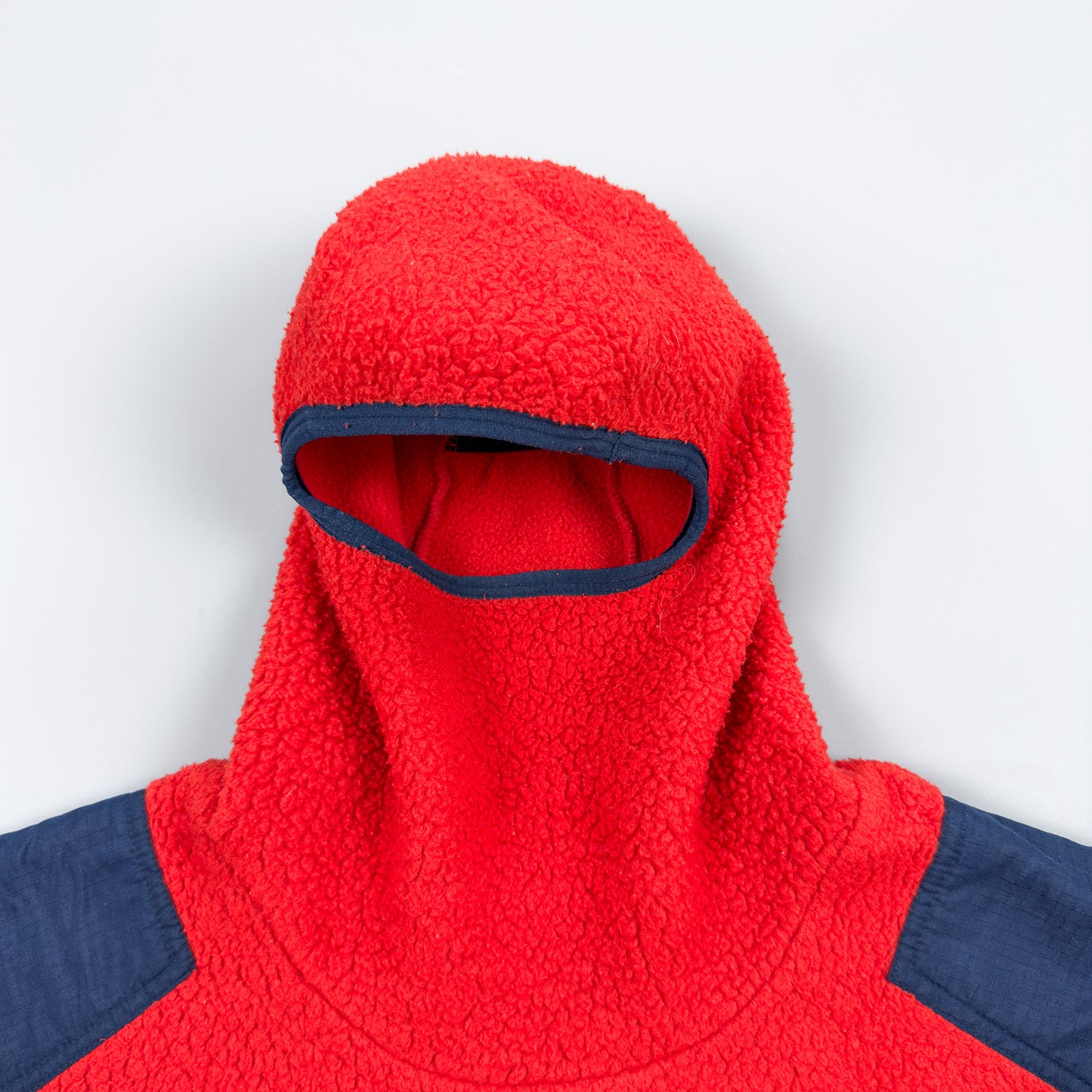 Nike ACG 1998 Sherpa Fleece Balaclava Hoodie Red & Navy - Size: Small/Medium