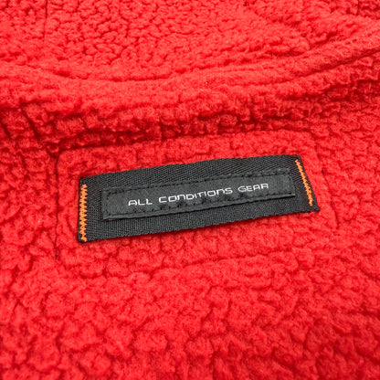 Nike ACG 1998 Sherpa Fleece Balaclava Hoodie Red & Navy - Size: Small/Medium