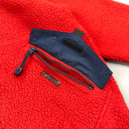 Nike ACG 1998 Sherpa Fleece Balaclava Hoodie Red & Navy - Size: Medium/Large