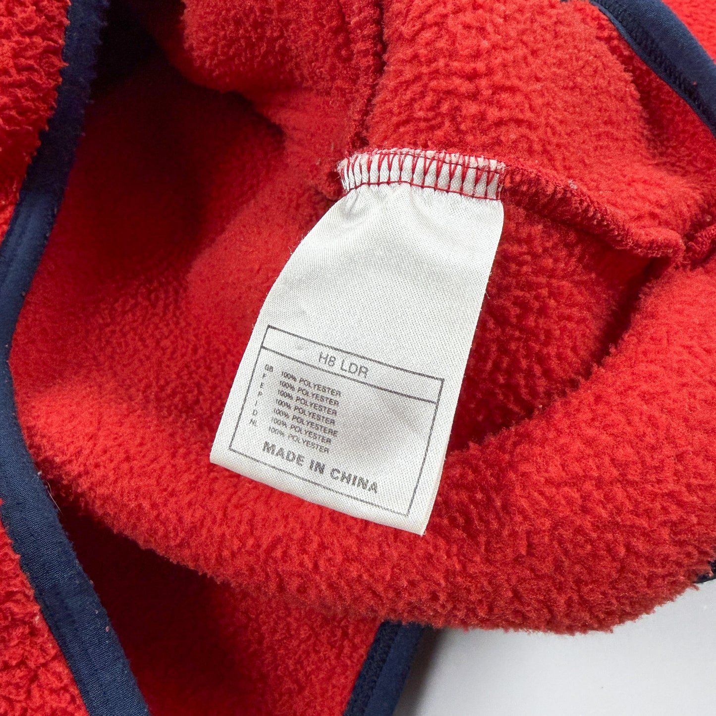 Nike ACG 1998 Sherpa Fleece Balaclava Hoodie Red & Navy - Size: Medium/Large