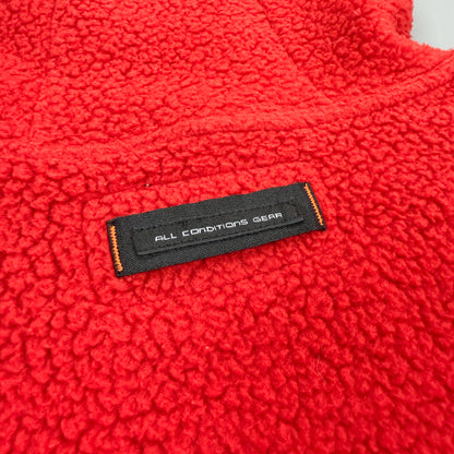 Nike ACG 1998 Sherpa Fleece Balaclava Hoodie Red & Navy - Size: Medium/Large
