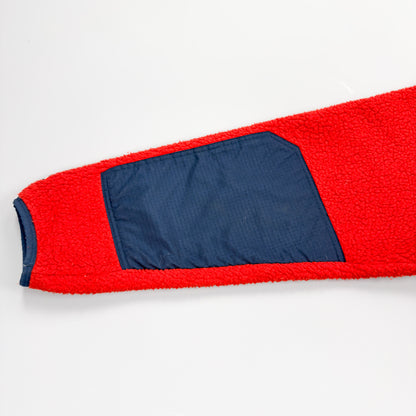 Nike ACG 1998 Sherpa Fleece Balaclava Hoodie Red & Navy - Size: Medium/Large